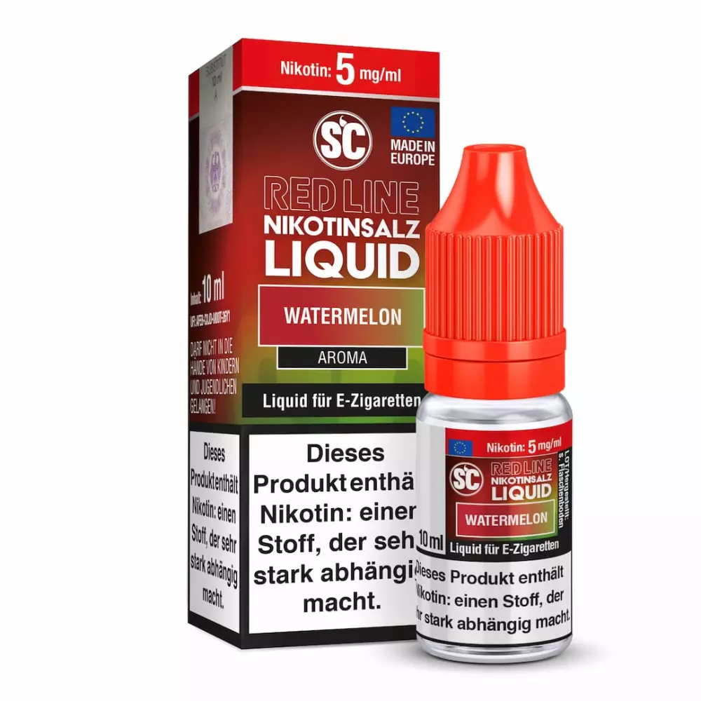 SC RED LINE - Nikotinsalz Liquid 10ml SC RED LINE - Nikotinsalz Liquid 10ml