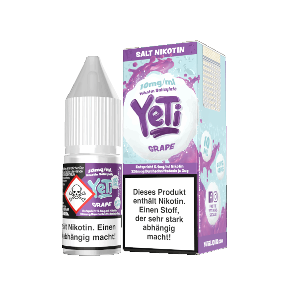 Yeti - Nikotinsalz Liquid 10ml