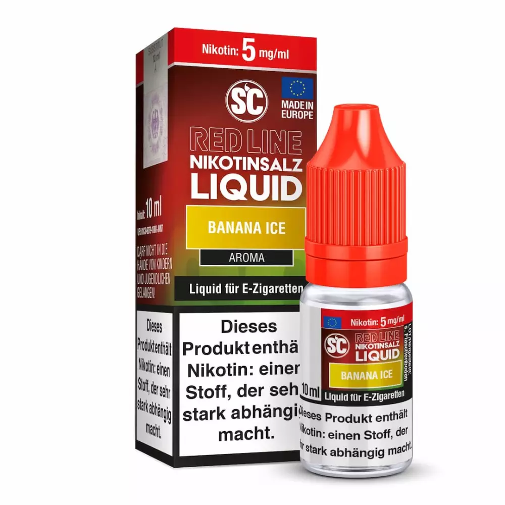 SC RED LINE - Nikotinsalz Liquid 10ml SC RED LINE - Nikotinsalz Liquid 10ml