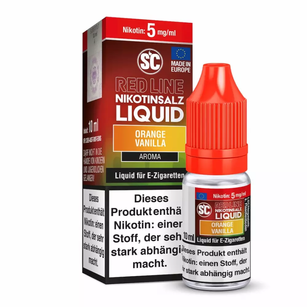 SC RED LINE - Nikotinsalz Liquid 10ml SC RED LINE - Nikotinsalz Liquid 10ml