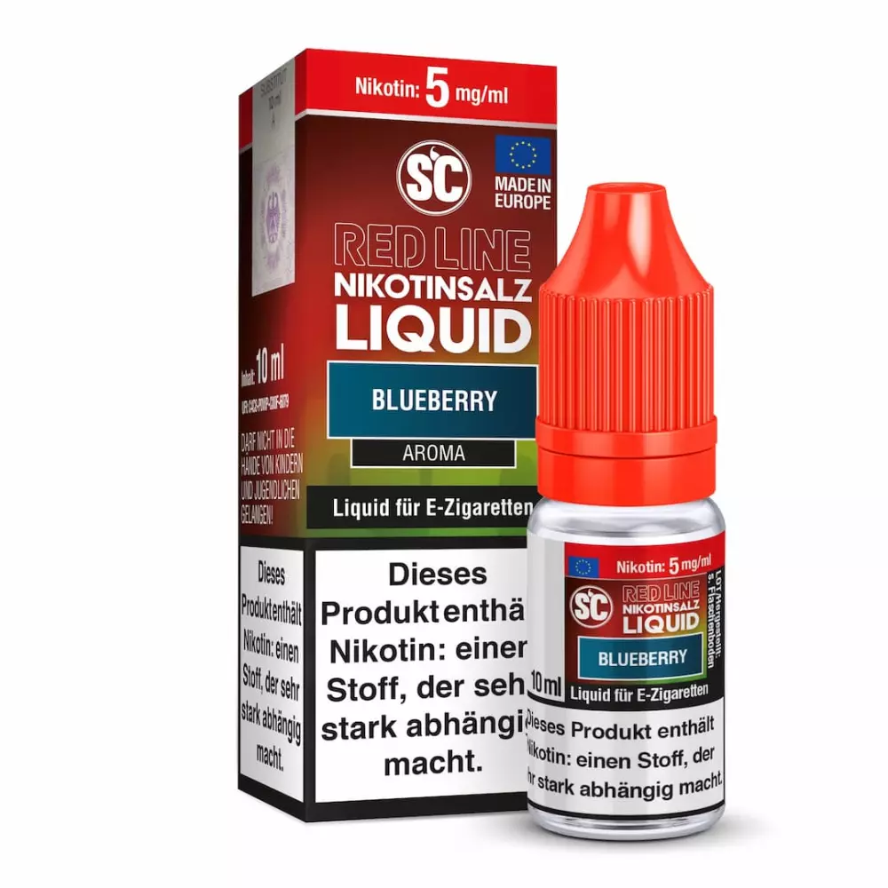SC RED LINE - Nikotinsalz Liquid 10ml SC RED LINE - Nikotinsalz Liquid 10ml