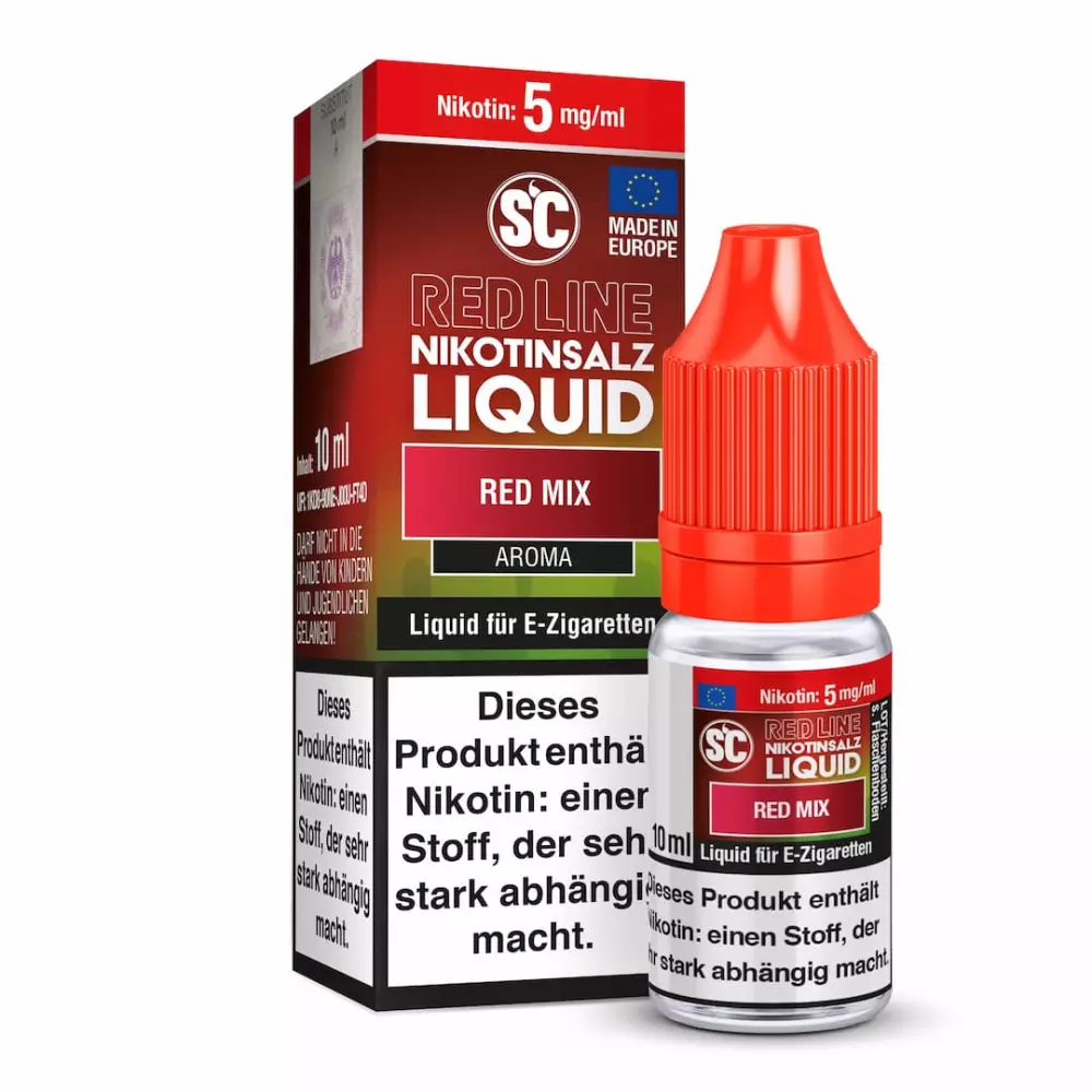 SC RED LINE - Nikotinsalz Liquid 10ml SC RED LINE - Nikotinsalz Liquid 10ml