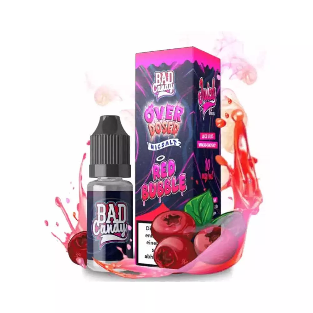 Bad Candy OVERDOSED - Red Bubble 10mg/ml Bad Candy OVERDOSED - Red Bubble 10mg/ml