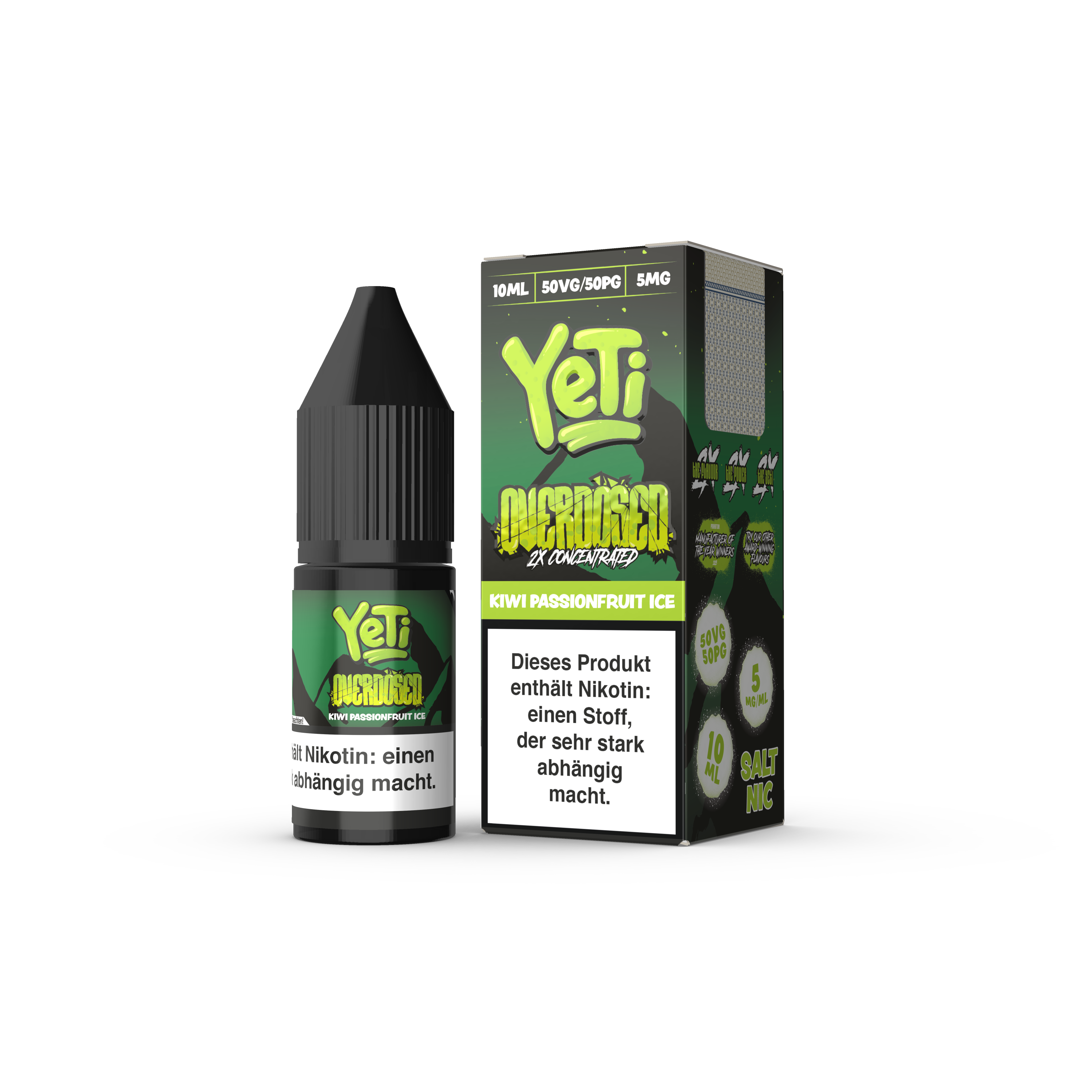 Yeti OVERDOSED - Nikotinsalz Liquid 10ml Yeti OVERDOSED - Nikotinsalz Liquid 10ml