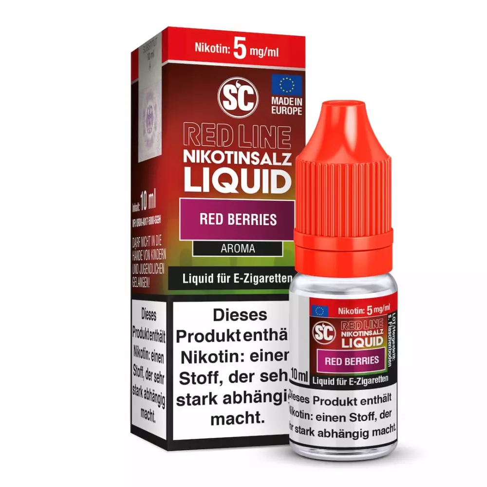 SC RED LINE - Nikotinsalz Liquid 10ml SC RED LINE - Nikotinsalz Liquid 10ml