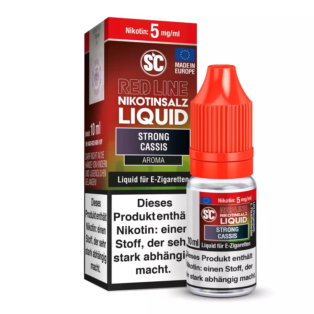 SC RED LINE - Nikotinsalz Liquid 10ml SC RED LINE - Nikotinsalz Liquid 10ml
