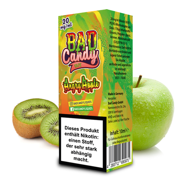 Bad Candy - Angry Apple Nikotinsalz 10mg/ml