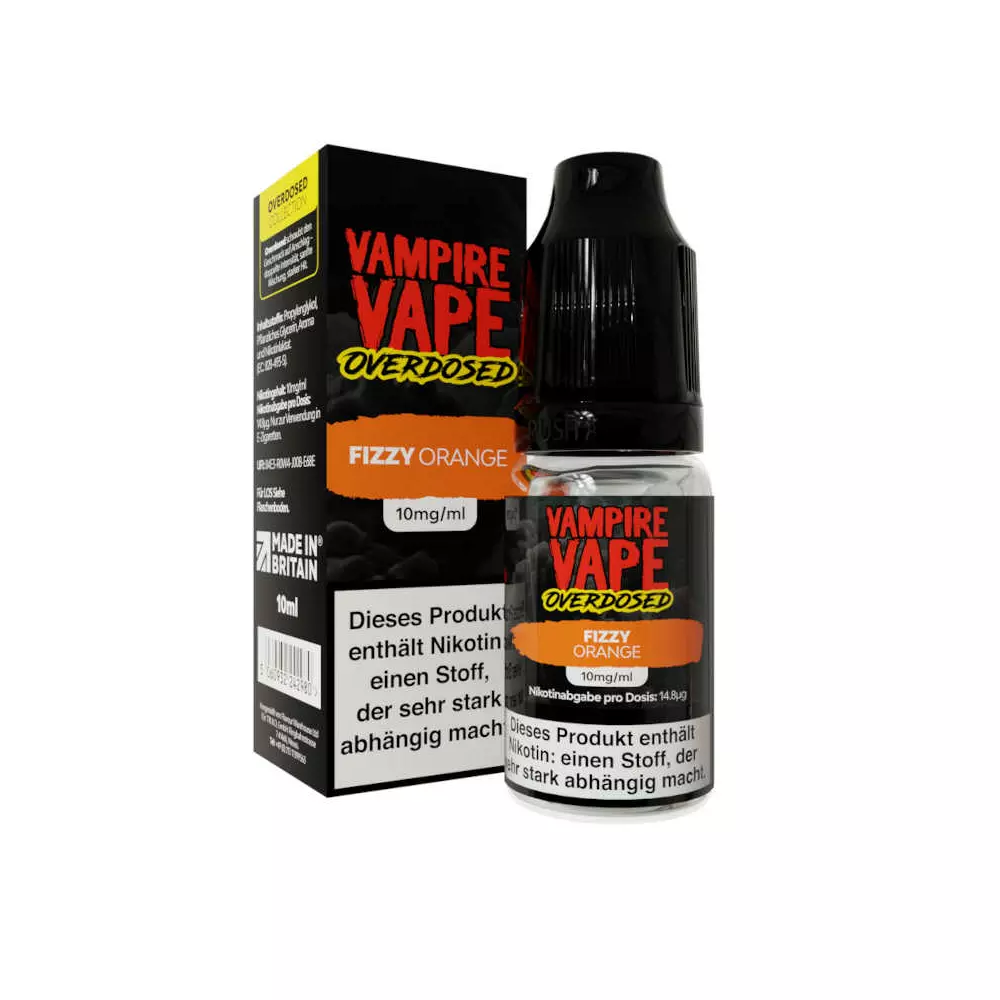 Vampire Vape OVERDOSED - Nikotinsalz Liquid 10ml Vampire Vape OVERDOSED - Nikotinsalz Liquid 10ml