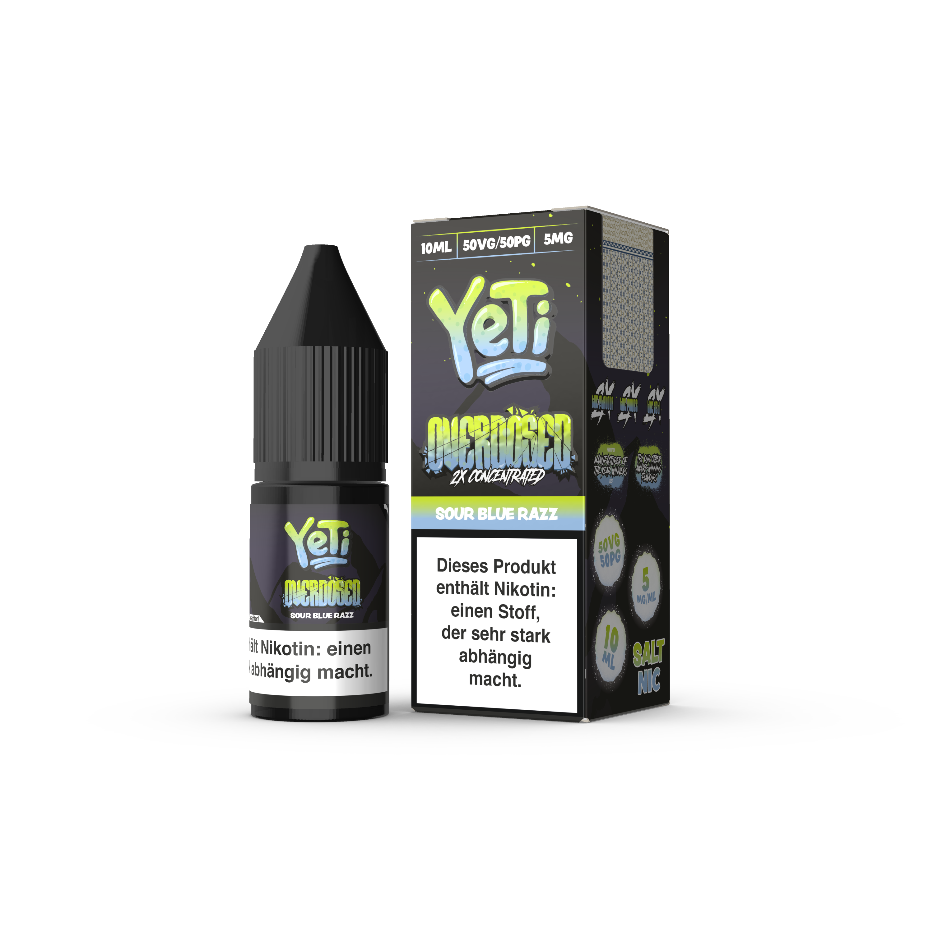 Yeti OVERDOSED - Nikotinsalz Liquid 10ml Yeti OVERDOSED - Nikotinsalz Liquid 10ml