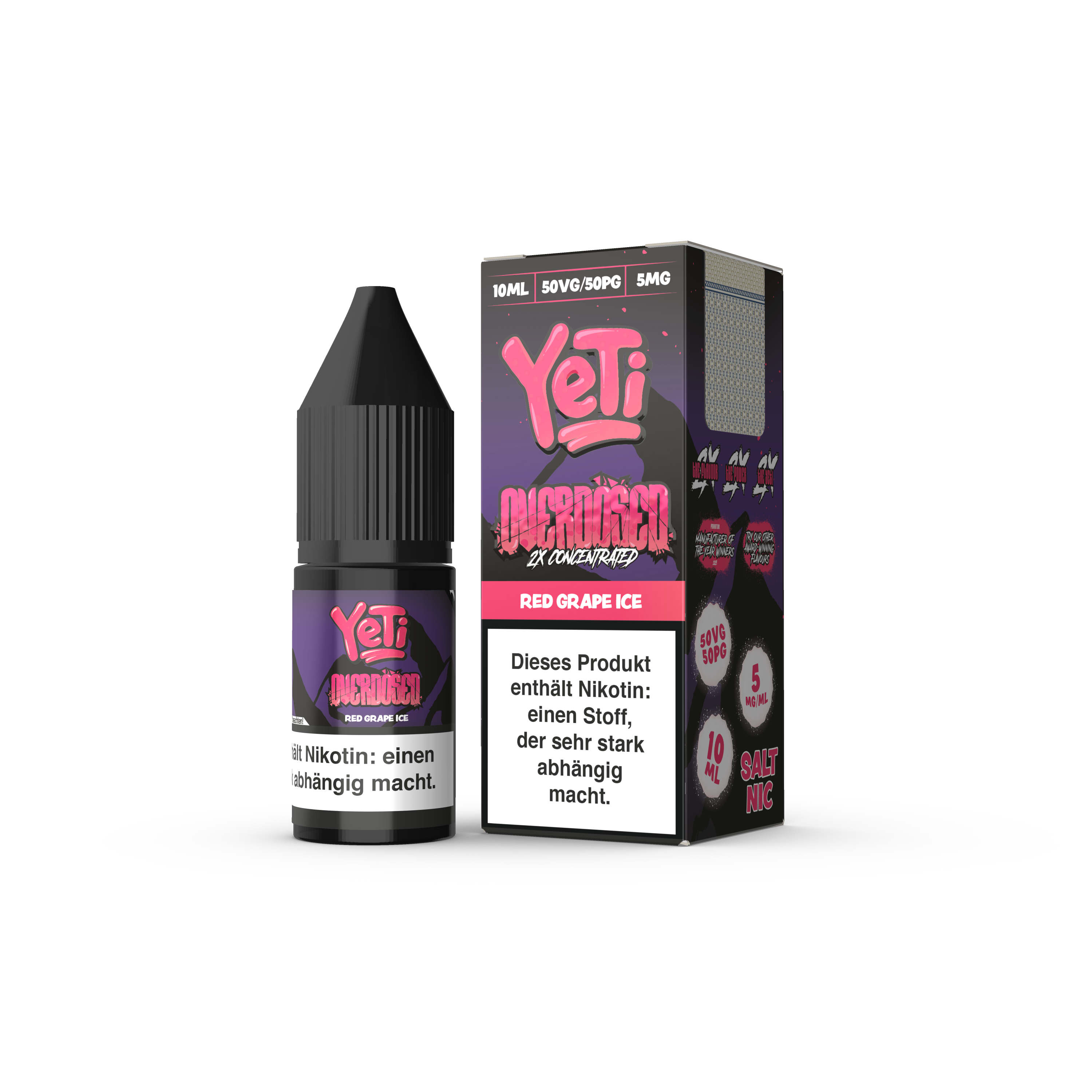 Yeti OVERDOSED - Nikotinsalz Liquid 10ml Yeti OVERDOSED - Nikotinsalz Liquid 10ml