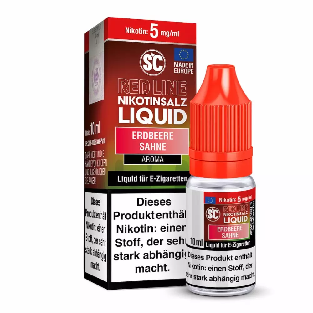 SC RED LINE - Nikotinsalz Liquid 10ml SC RED LINE - Nikotinsalz Liquid 10ml