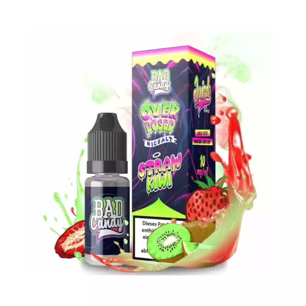 Bad Candy OVERDOSED - Straw Kiwi 10mg/ml Bad Candy OVERDOSED - Straw Kiwi 10mg/ml
