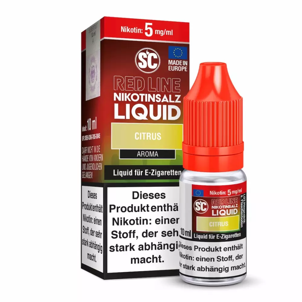 SC RED LINE - Nikotinsalz Liquid 10ml SC RED LINE - Nikotinsalz Liquid 10ml