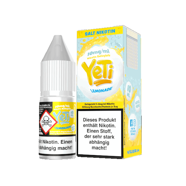 Yeti - Nikotinsalz Liquid 10ml