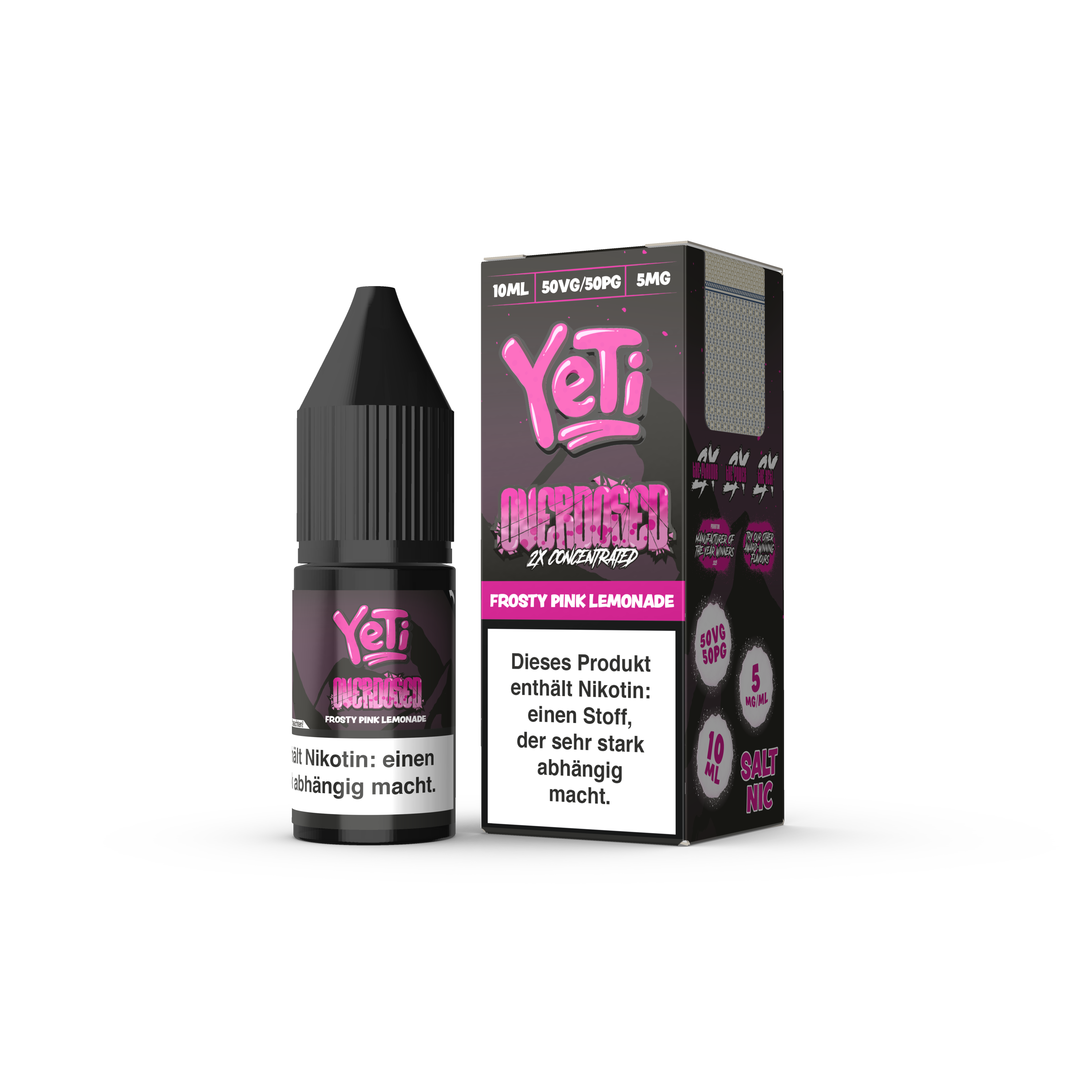 Yeti OVERDOSED - Nikotinsalz Liquid 10ml Yeti OVERDOSED - Nikotinsalz Liquid 10ml