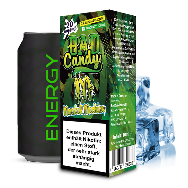 Bad Candy - MonstaR Machine Nikotinsalz 10mg/ml