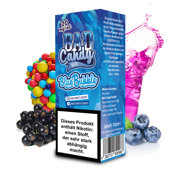 Bad Candy - Blue Bubble Nikotinsalz 10mg/ml