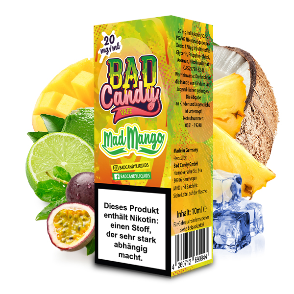 Bad Candy - Mad Mango Nikotinsalz 10mg/ml